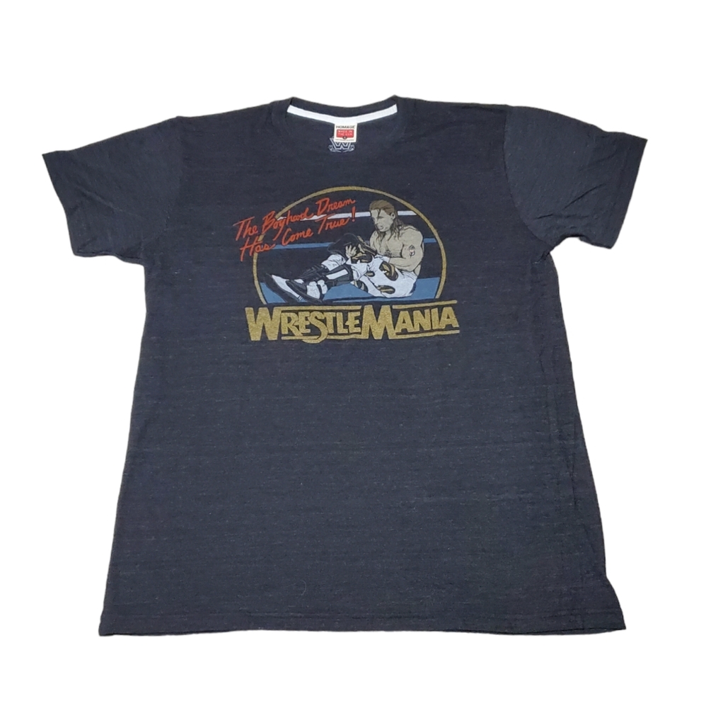 Old School Homage WWE Wrestlemania Shawn Michaels Boyhood Dream tee